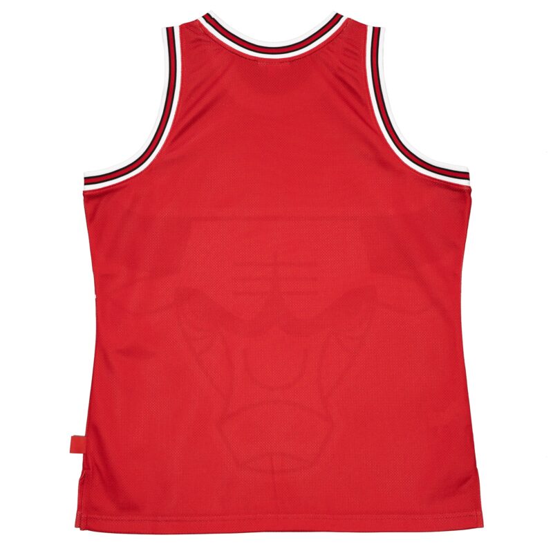 Chicago Bulls Mitchell & Ness Hardwood Classics Blown Out Fashion Jersey - Red - Image 3