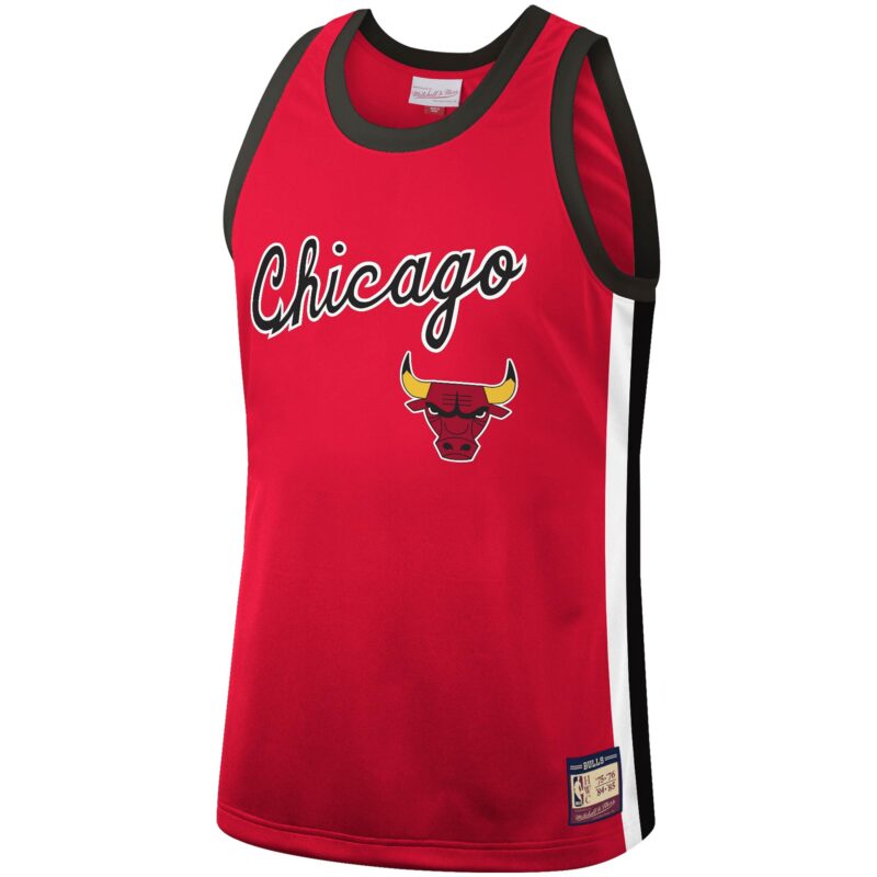 Chicago Bulls Mitchell & Ness Hardwood Classics Team Heritage Fashion Jersey - Red - Image 2
