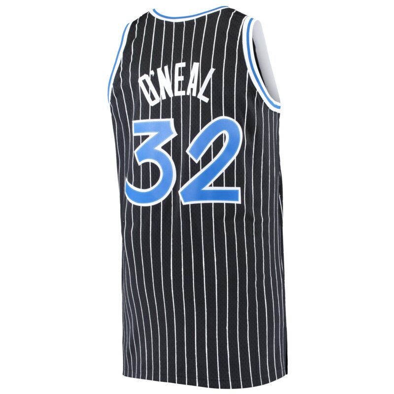 Shaquille O'Neal Orlando Magic Mitchell & Ness Big & Tall Hardwood Classics Jersey - Black - Image 3