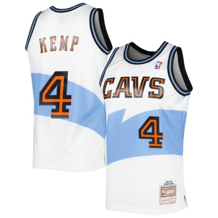 Shawn Kemp Cleveland Cavaliers Mitchell & Ness Hardwood Classics Swingman Jersey - White