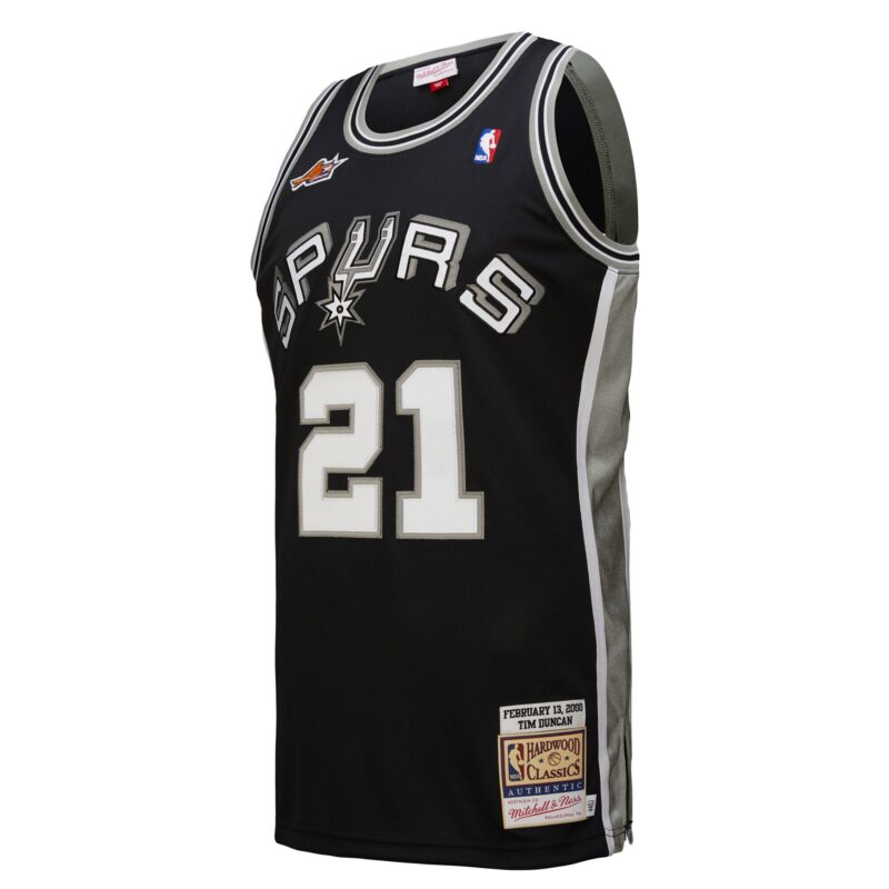 Tim Duncan San Antonio Spurs Mitchell & Ness 2000 Basketball All-Star Game Jersey - Black - Image 2