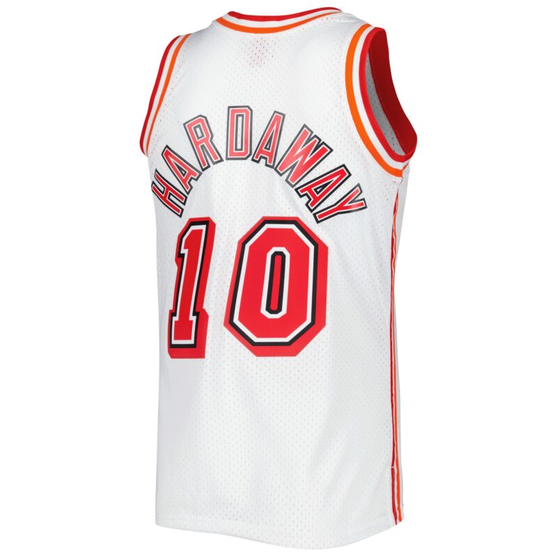 Tim Hardaway Miami Heat Mitchell & Ness Hardwood Classics Swingman Jersey - White - Image 3