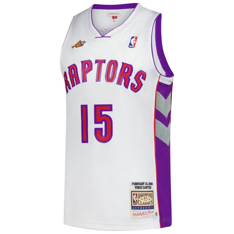Vince Carter Toronto Raptors Mitchell & Ness 2000 Basketball All-Star Game Jersey - White - Image 2