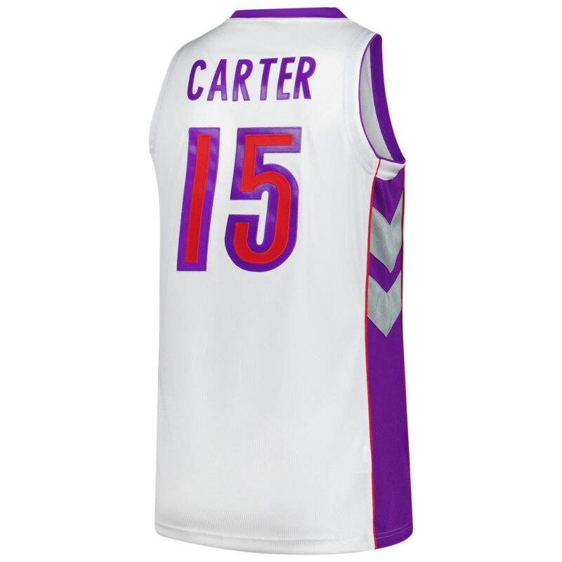 Vince Carter Toronto Raptors Mitchell & Ness 2000 Basketball All-Star Game Jersey - White - Image 3
