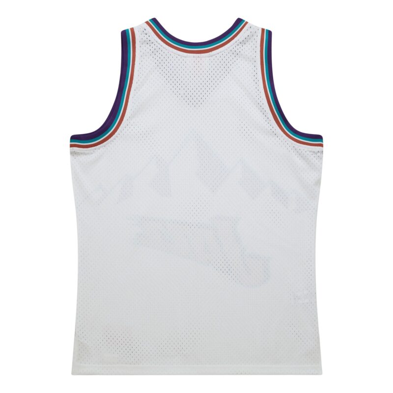 Utah Jazz Mitchell & Ness 1996-97 Hardwood Classics Swingman Jersey - White - Image 3