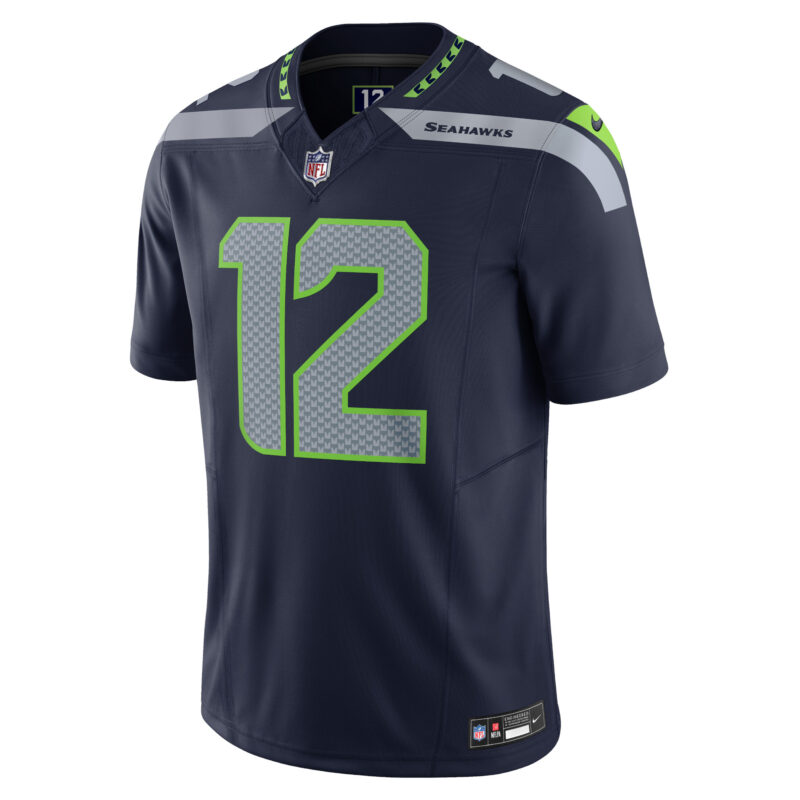 12s Seattle Seahawks Vapor F.U.S.E. Limited Jersey - Navy - Image 2