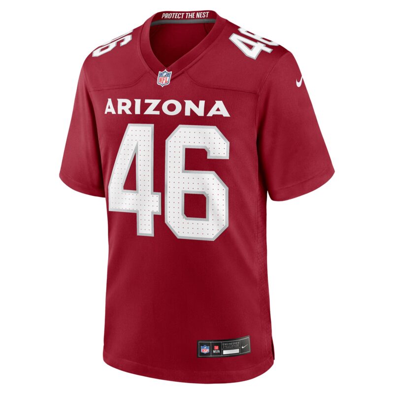 Aaron Brewer Arizona Cardinals Team Game Jersey - Cardinal - Image 2