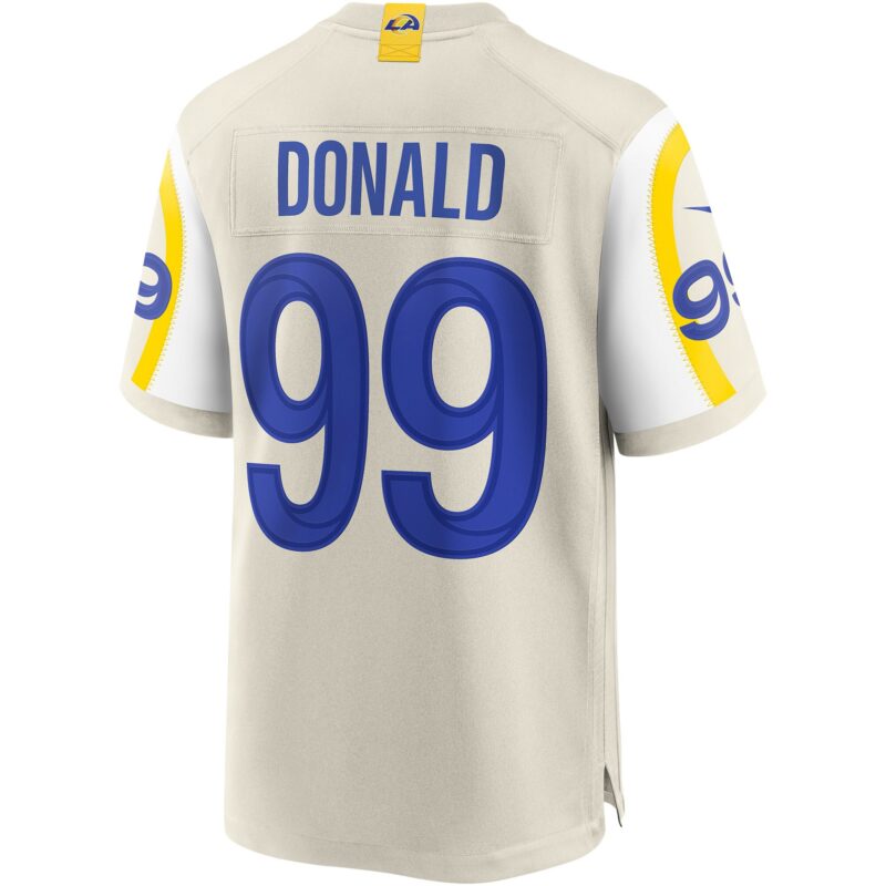 Aaron Donald Los Angeles Rams Player Game Jersey - Bone - Image 3