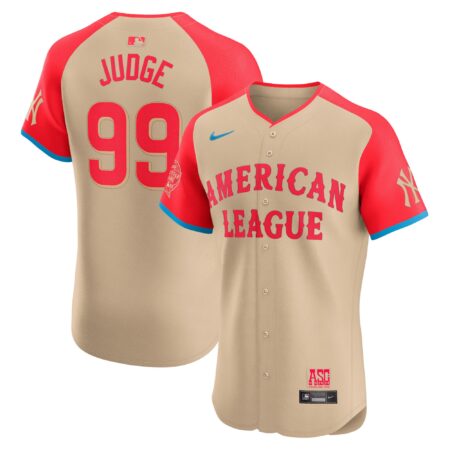 Aaron Judge American League 2024 Baseball All-Star Game Elite Player Jersey - Cream