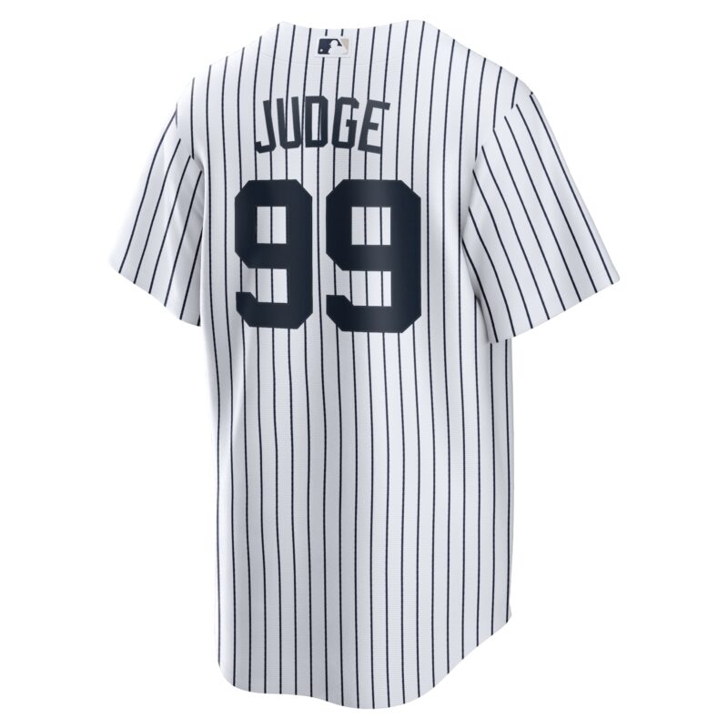 Aaron Judge New York Yankees Home Player Name Jersey - White - Image 3