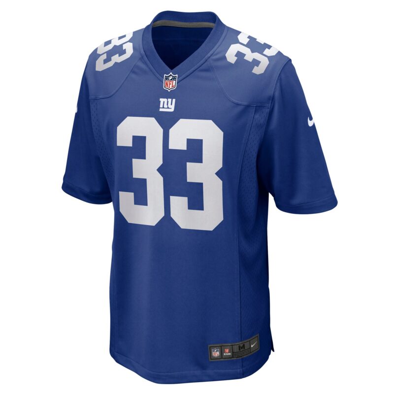 Aaron Robinson New York Giants Game Player Jersey - Royal - Image 2