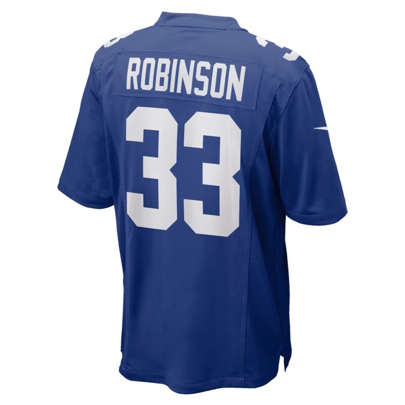 Aaron Robinson New York Giants Game Player Jersey - Royal - Image 3