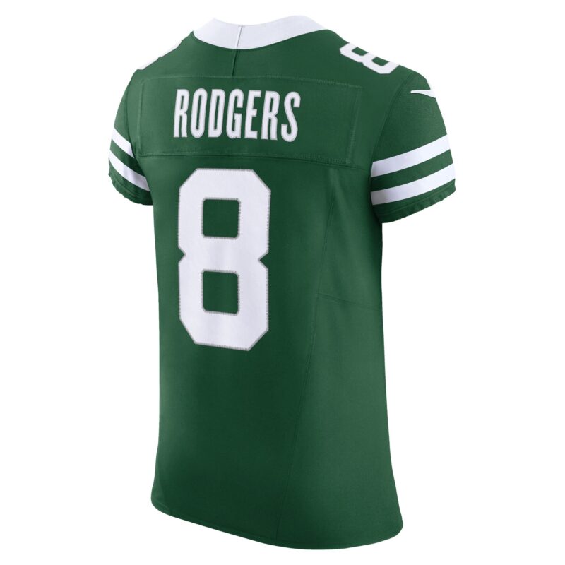 Aaron Rodgers New York Jets Vapor F.U.S.E. Elite Jersey - Gotham Green - Image 3