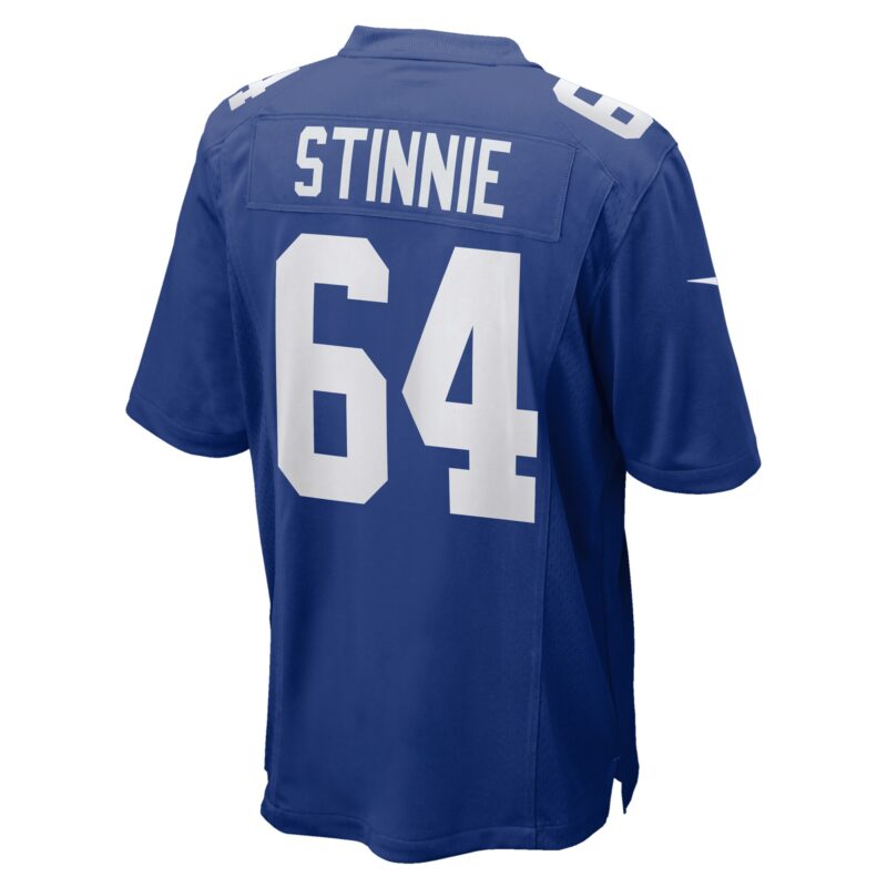 Aaron Stinnie New York Giants Team Game Jersey - Royal - Image 3