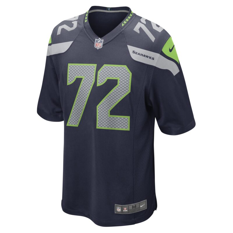 Abraham Lucas Seattle Seahawks Game Player Jersey - College Navy - Image 2