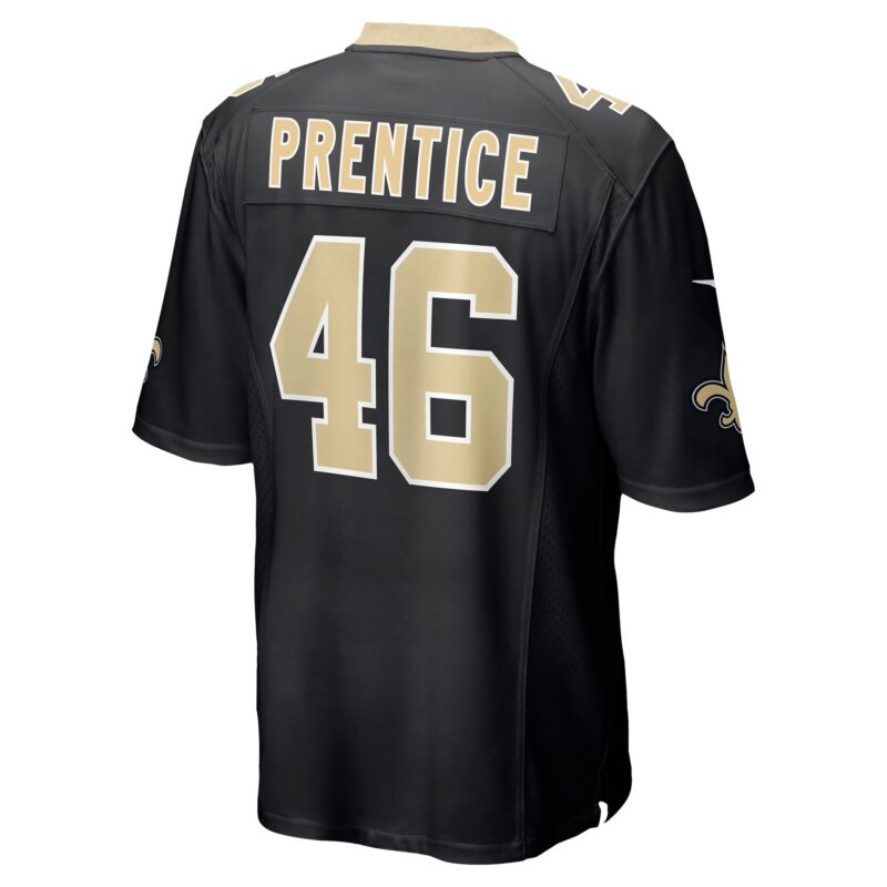 Adam Prentice New Orleans Saints Game Player Jersey - Black - Image 3