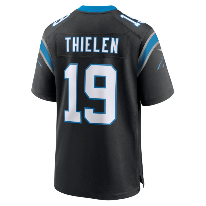 Adam Thielen Carolina Panthers Team Game Jersey - Black - Image 3