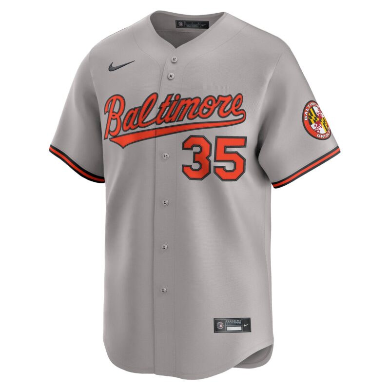 Adley Rutschman Baltimore Orioles Road Limited Player Jersey - Gray - Image 2