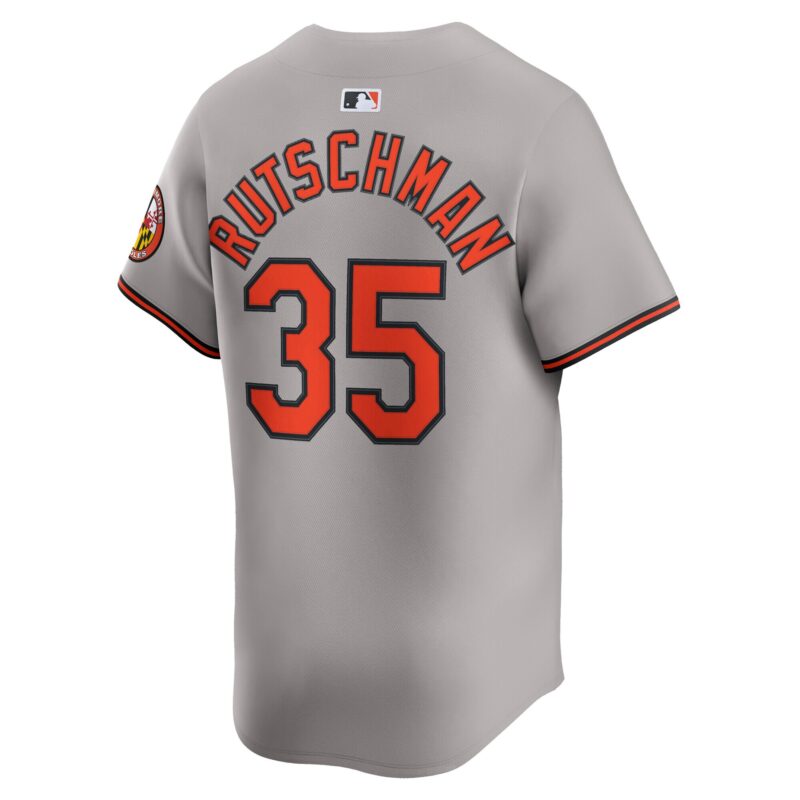 Adley Rutschman Baltimore Orioles Road Limited Player Jersey - Gray - Image 3