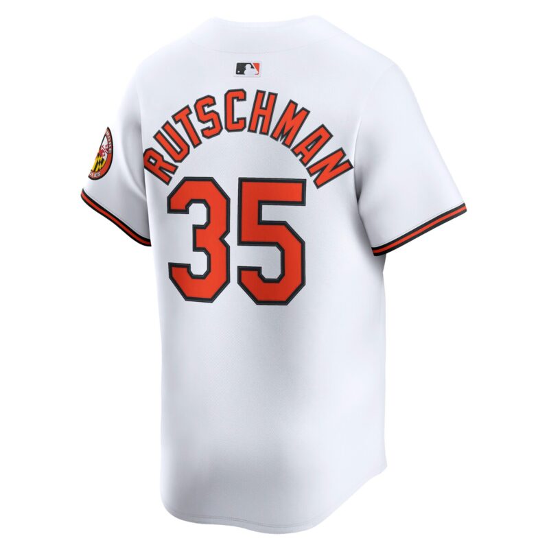 Adley Rutschman Baltimore Orioles Home Limited Player Jersey - White - Image 3