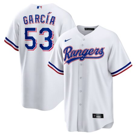 Adolis García Texas Rangers 2023 World Series Player Jersey – White