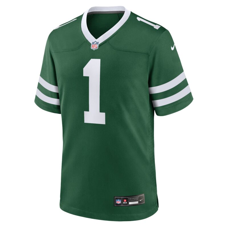 Ahmad Sauce Gardner New York Jets Game Jersey - Legacy Green - Image 2