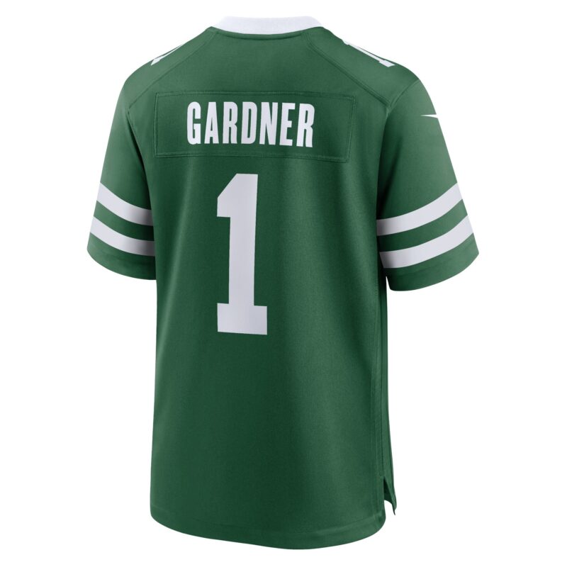Ahmad Sauce Gardner New York Jets Game Jersey - Legacy Green - Image 3