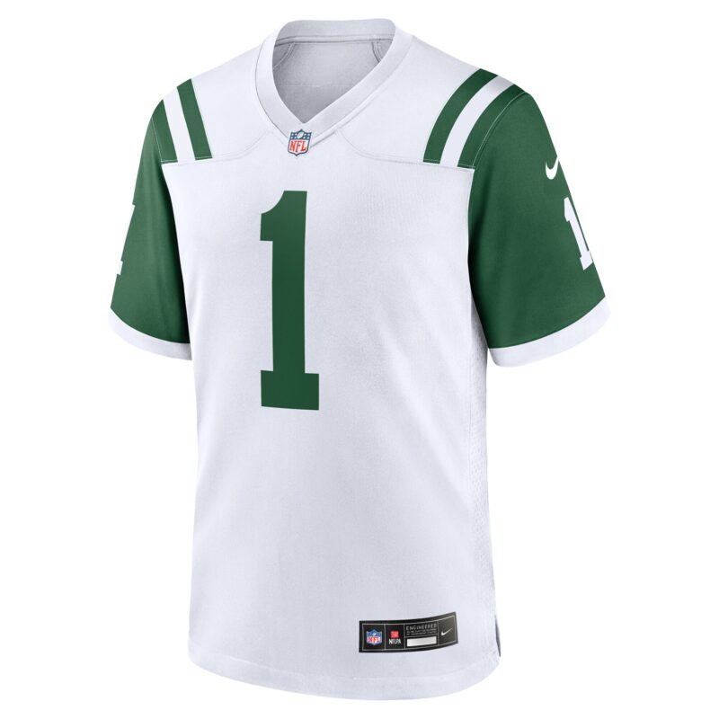 Ahmad Sauce Gardner New York Jets Classic Alternate Game Jersey - White - Image 2