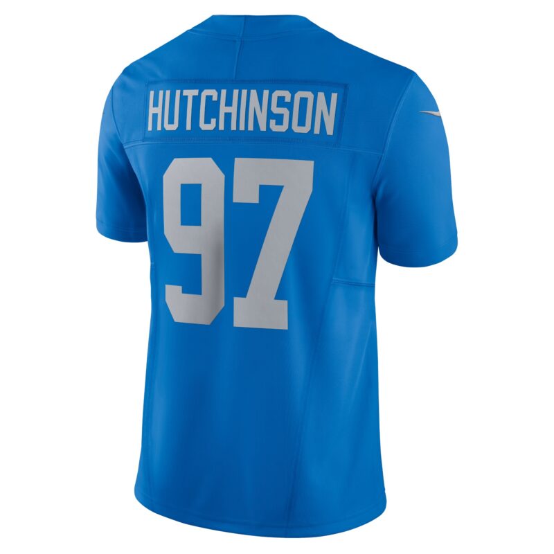 Aidan Hutchinson Detroit Lions Vapor F.U.S.E. Alternate Limited Jersey - Blue - Image 3