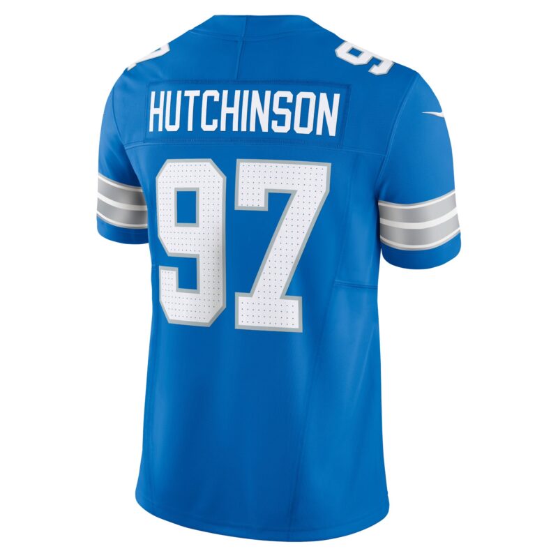 Aidan Hutchinson Detroit Lions Vapor F.U.S.E. Limited Jersey - Blue - Image 3