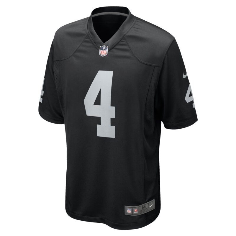 Aidan O'Connell Las Vegas Raiders Game Jersey - Black - Image 2