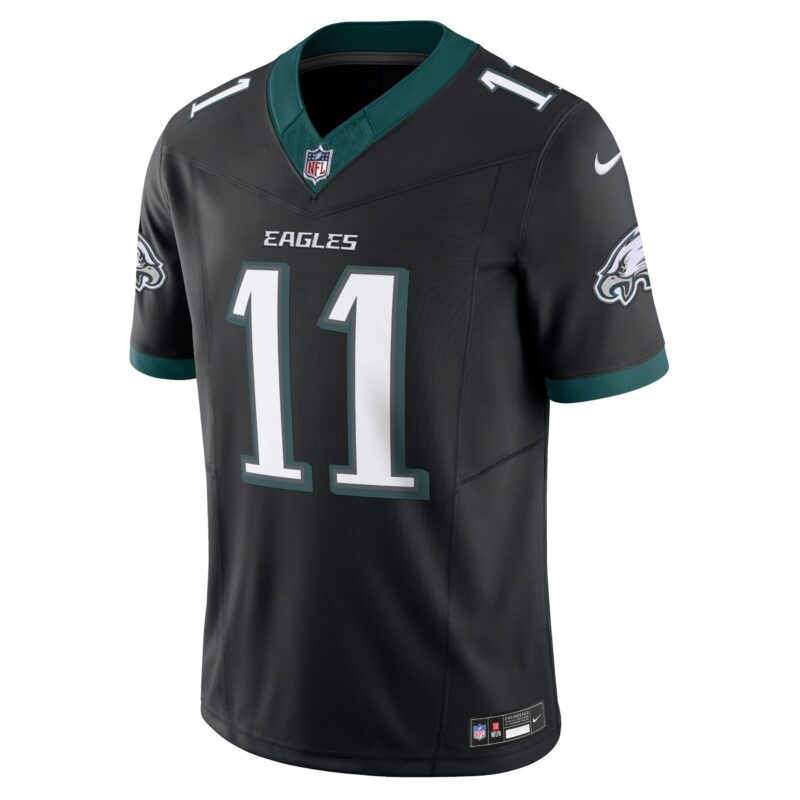 A.J. Brown Philadelphia Eagles Alternate Vapor F.U.S.E. Limited Jersey - Black - Image 2