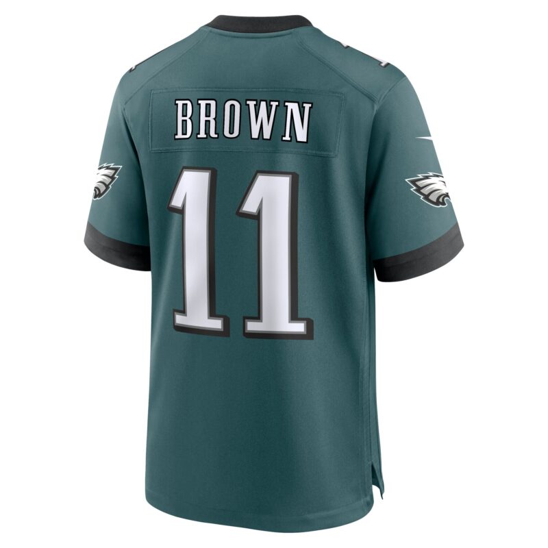 A.J. Brown Philadelphia Eagles Super Bowl LIX Game Player Jersey - Midnight Green - Image 3