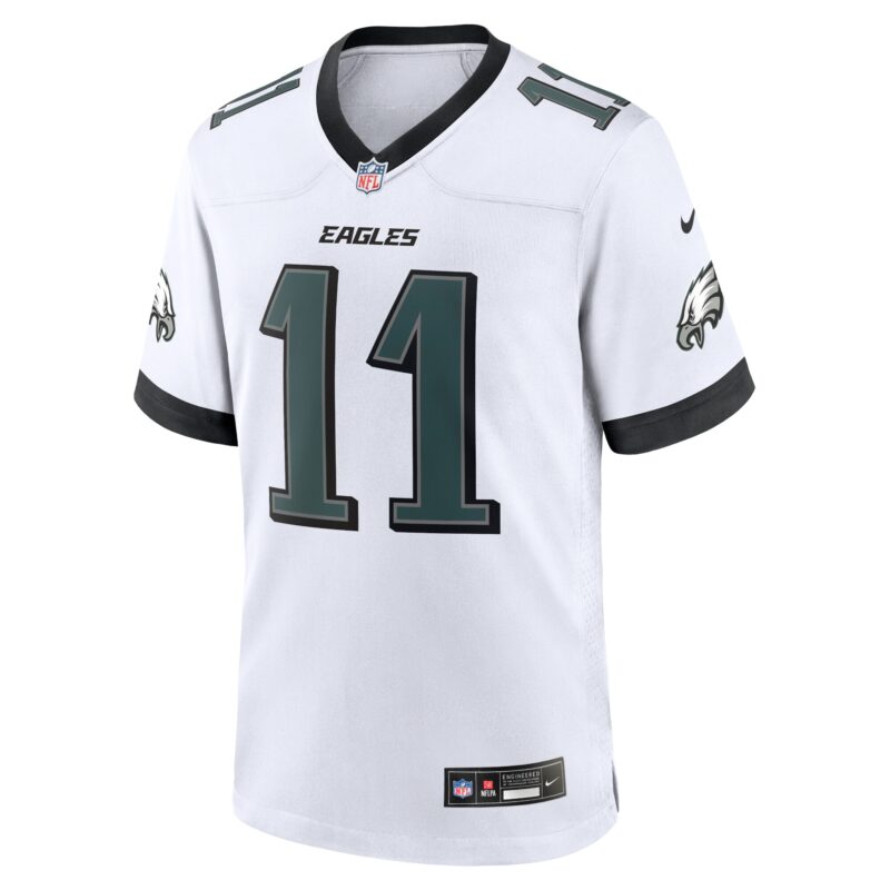A.J. Brown Philadelphia Eagles White Game Jersey - White - Image 2