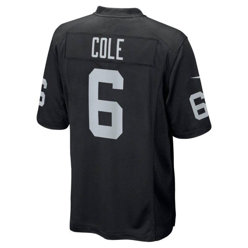 AJ Cole Las Vegas Raiders Game Jersey - Black - Image 3