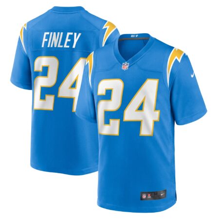 AJ Finley Los Angeles Chargers Team Game Jersey - Powder Blue