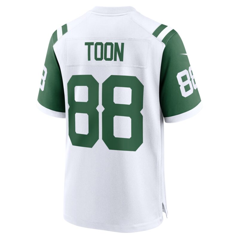 Al Toon New York Jets Classic Alternate Retired Player Game Jersey - White - Image 3