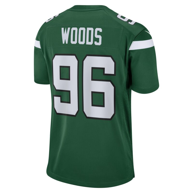 Al Woods New York Jets Game Jersey - Gotham Green - Image 3