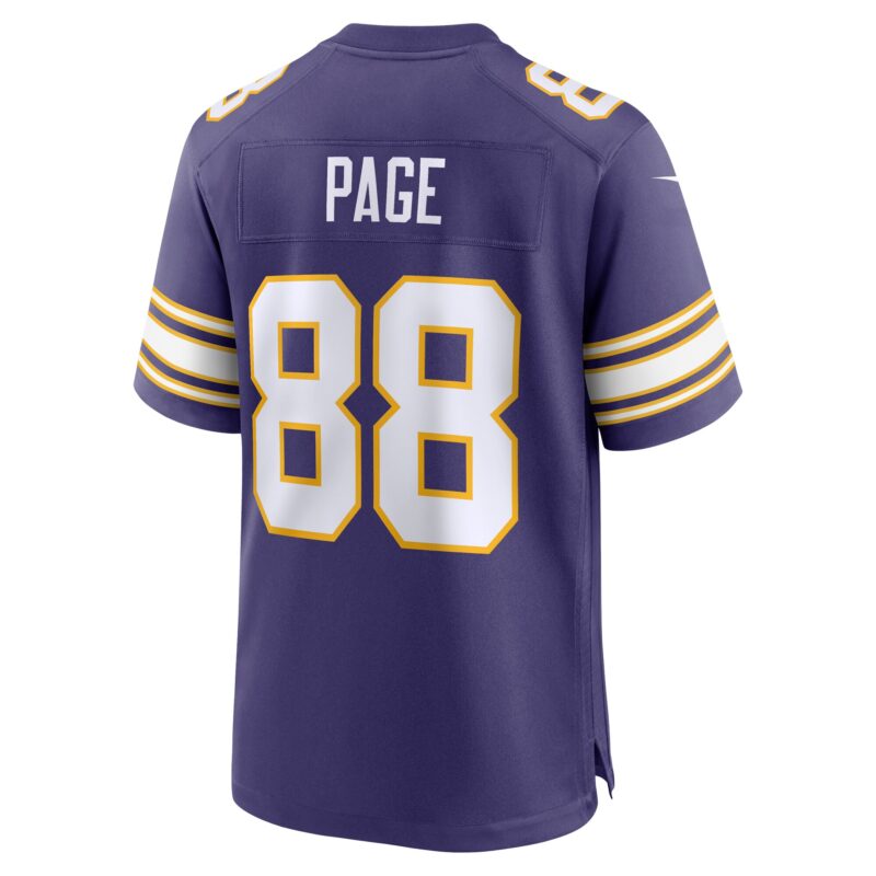 Alan Page Minnesota Vikings Classic Retired Player Jersey - Purple - Image 3