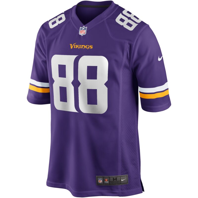 Alan Page Minnesota Vikings Game Retired Player Jersey - Purple - Image 2