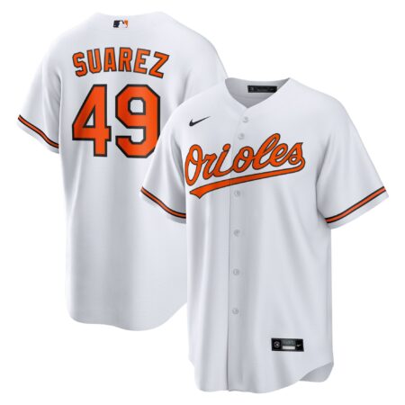 Albert Suarez Baltimore Orioles Home Jersey - White