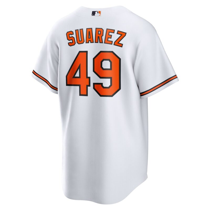 Albert Suarez Baltimore Orioles Home Jersey - White - Image 3