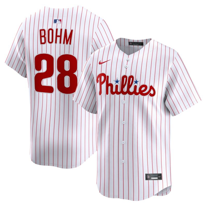 Alec Bohm Philadelphia Phillies Alternate Limited Player Jersey - White
