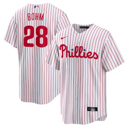 Alec Bohm Philadelphia Phillies Player Jersey - White