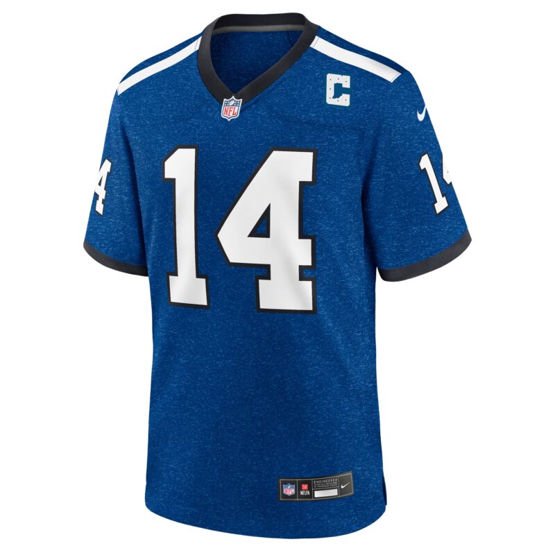Alec Pierce Indianapolis Colts Indiana Nights Alternate Game Jersey - Royal - Image 2