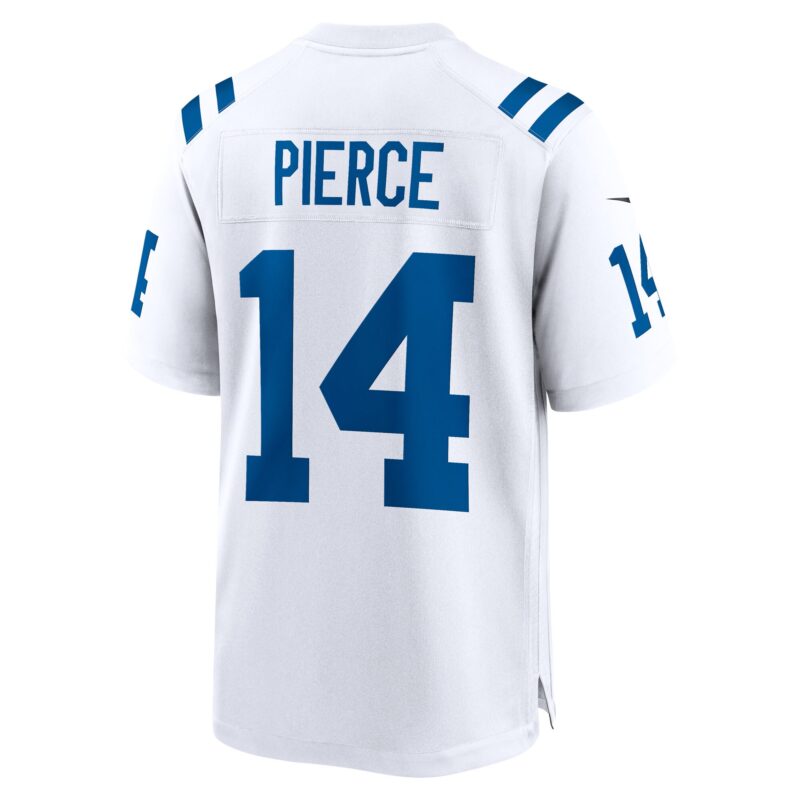 Alec Pierce Indianapolis Colts Away Game Player Jersey - White - Image 3