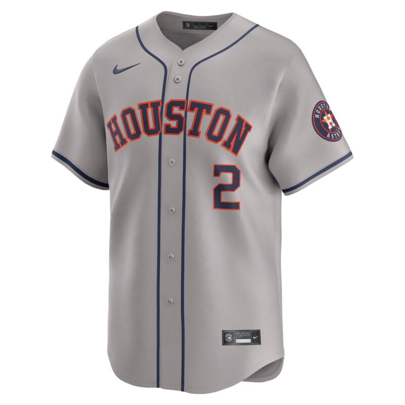 Alex Bregman Houston Astros Away Limited Player Jersey - Gray - Image 2