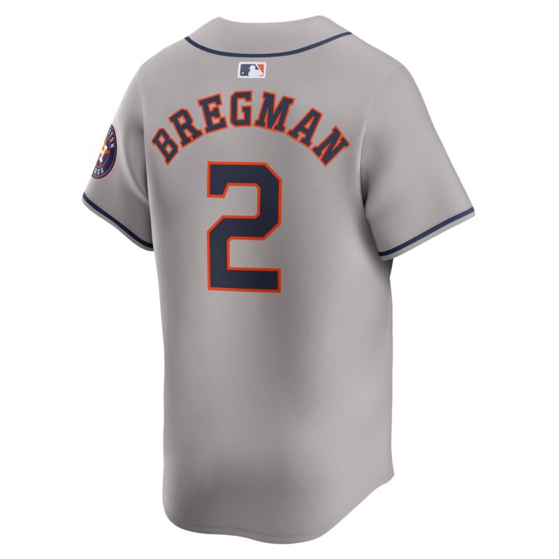 Alex Bregman Houston Astros Away Limited Player Jersey - Gray - Image 3