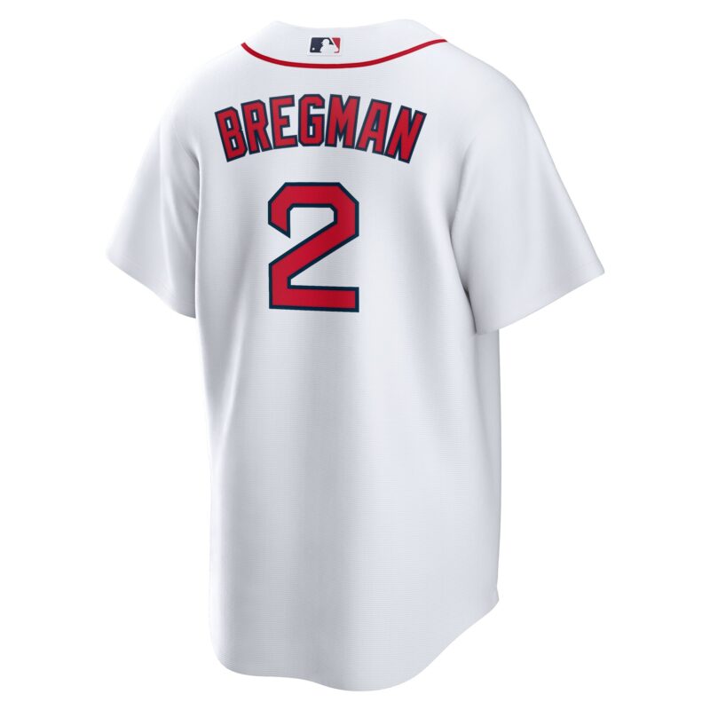 Alex Bregman Boston Red Sox Home 1.0 Player Jersey - White - Image 3