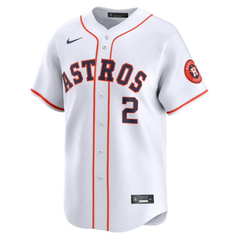 Alex Bregman Houston Astros Home Limited Player Jersey - White - Image 2